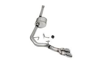 Ford F-150 Performance Exhaust - Front of Tire Exit - CORSA Performance - Xtreme Cat-Back - Polished - `21-`25